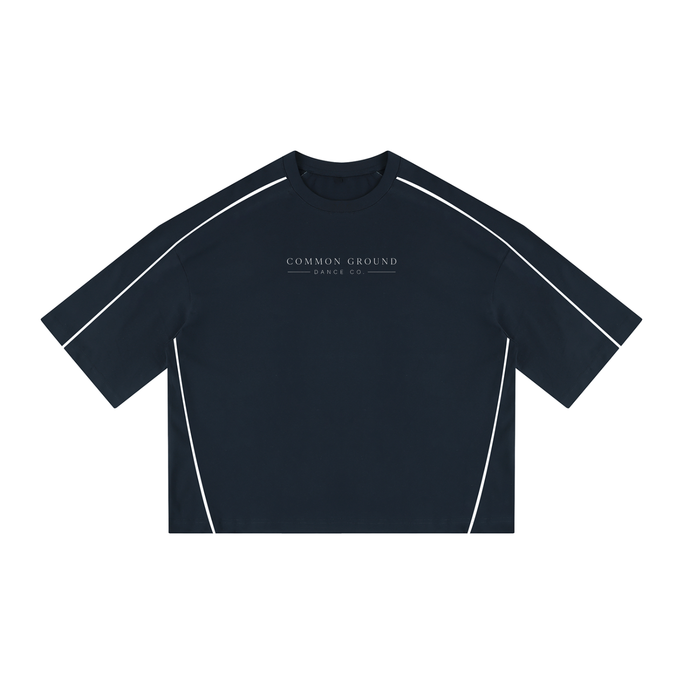 Unisex Heavyweight Boxy Piping T-Shirt