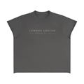 Unisex Boxy Raw Edge T-Shirt