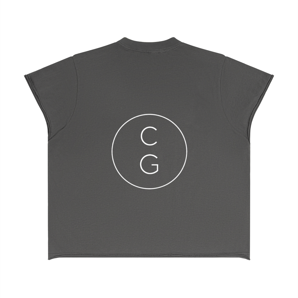 Unisex Boxy Raw Edge T-Shirt