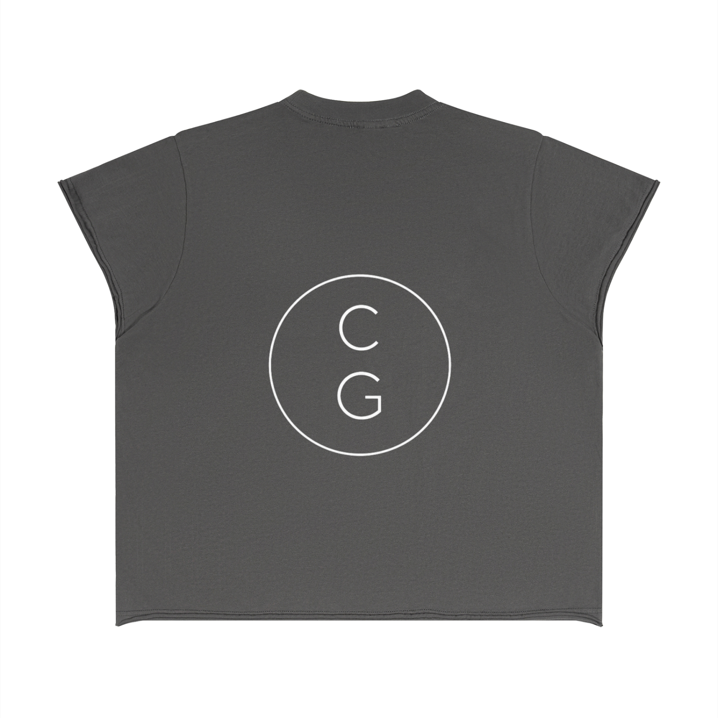 Unisex Boxy Raw Edge T-Shirt